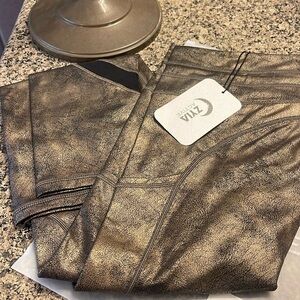 Distressed Copper Pocket Drawstring Luxe